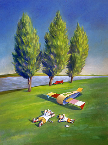 Holiday at the canal　　1998