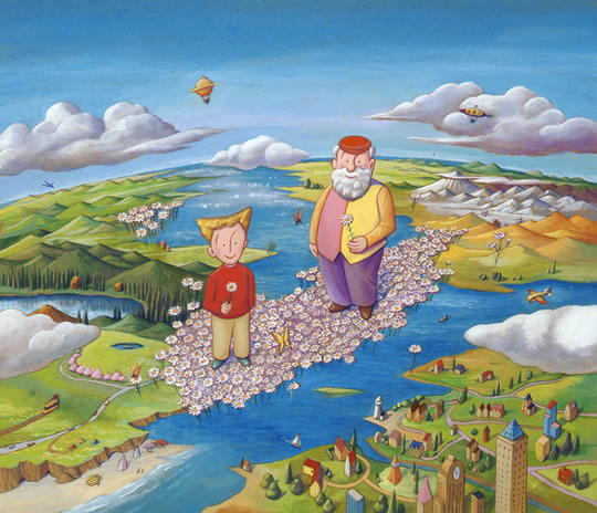 Flower grarden in the air　　2004