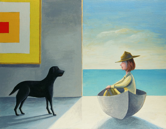 Ship and dog　　2007